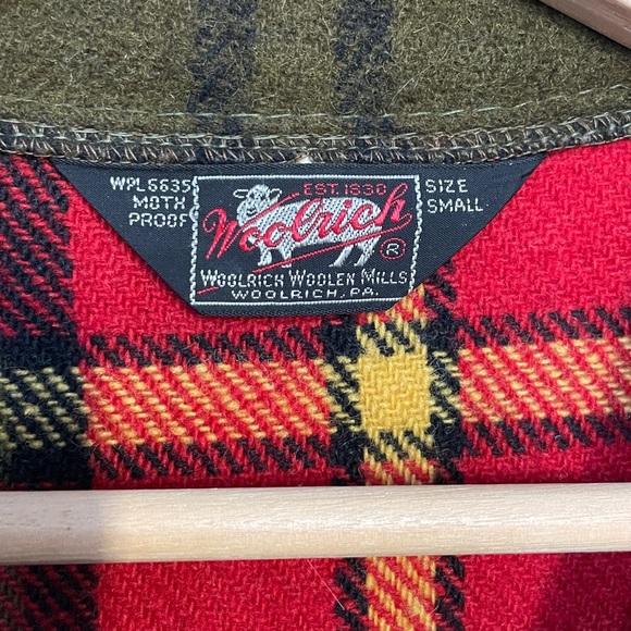 Vintage Woolrich plaid pullover sz Small - Picture 2 of 2